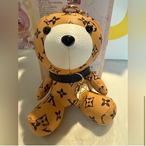 Louis Vuitton Tan Monogram Bear Charm